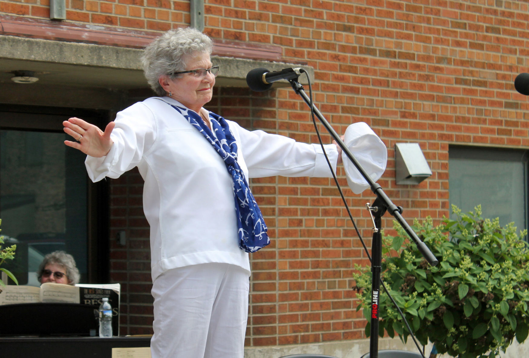 Performing again